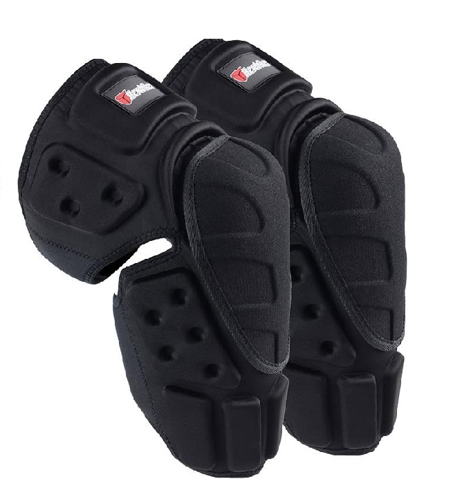 Protective knee guards for cycling