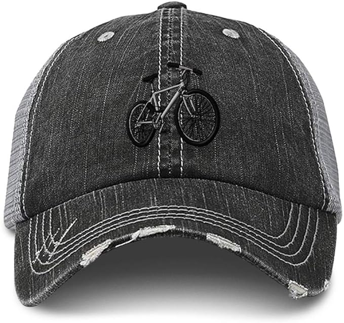 Embroidered mountain bike hat