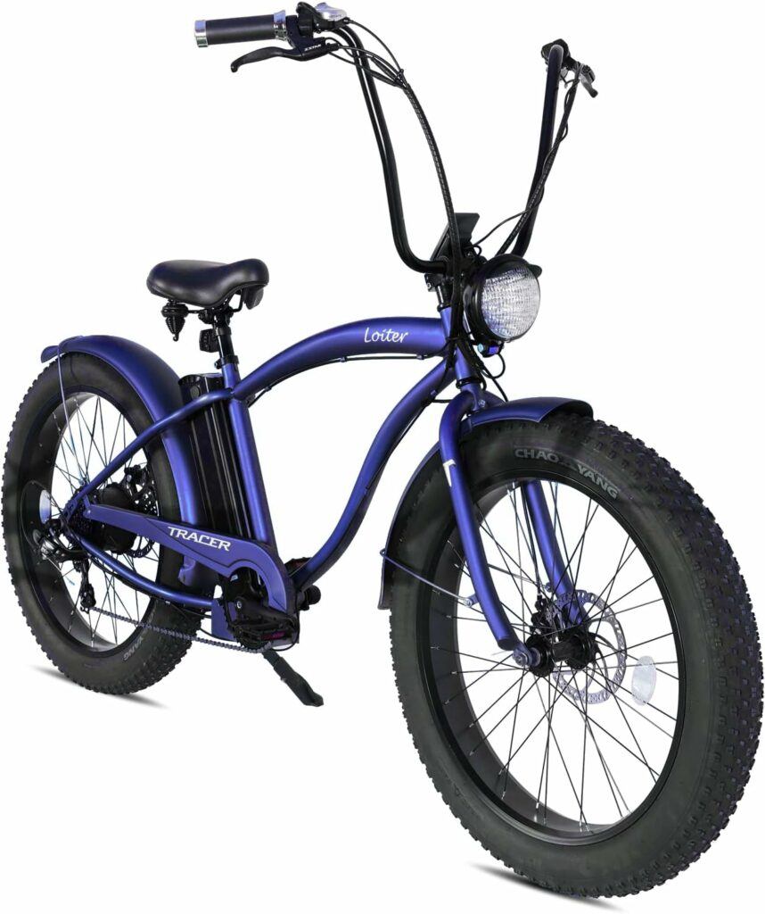 Tracer Loiter Fat Tire Cruiser E-Bike