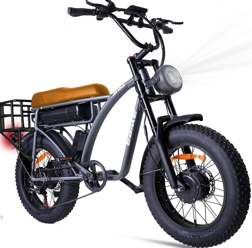 IBIKE Fat Tires Electric Bike for Adults